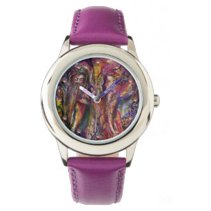 Montre VIVIEN ET MERLIN Imaginaire rose violet