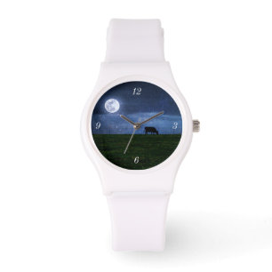 Montre Voie Lactée Béton Lune