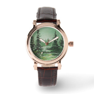 Montre Voir Ann Hayes Peinture Forêt Verte