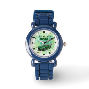 Montre Voiture de course verte de fête d'anniversaire 10 