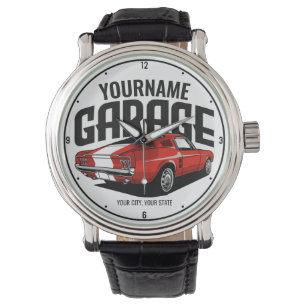 Montre Voiture Muscle Personnalisée 1967 Garage Fastback 