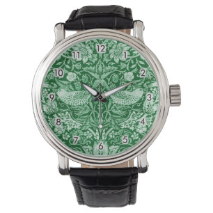 Montre Voleur de fraises vert, William Morris