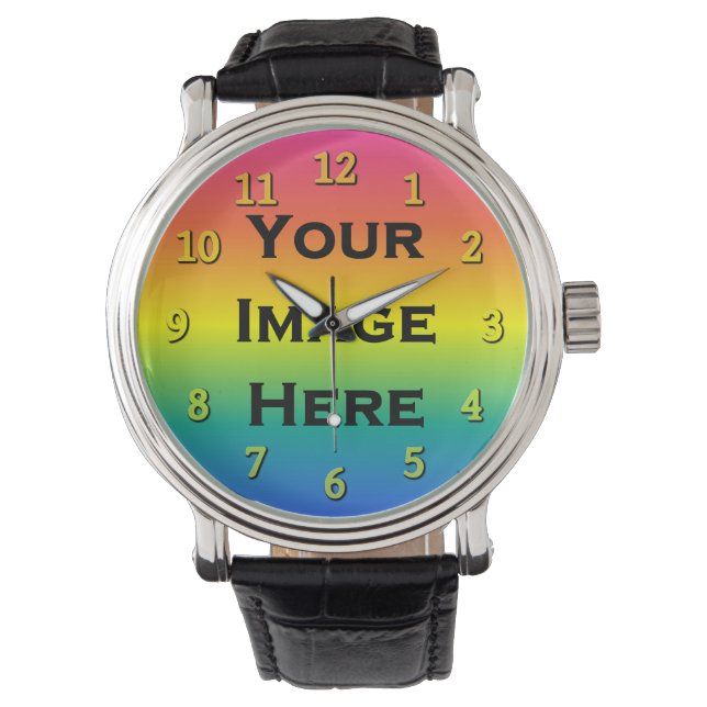 Montre Votre image Voir-Through Yellow Numbers 40 Pct She (devant)
