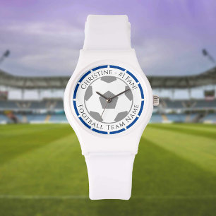 Montre Votre nom plus Football Team Nom Veille