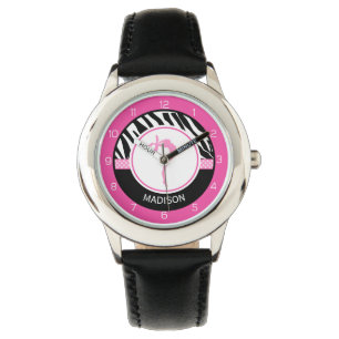 Montre Votre nom Zebra Imprimer la gymnastique avec déta