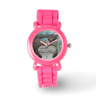 Montre Votre Otter à mi-Brown River Otter nage