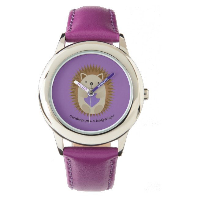 Montre Vous envoyer un hérisson de Hedgehug (devant)