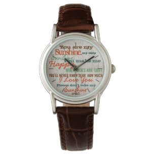 Montre Vous êtes mon soleil