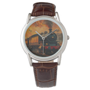 Montre Voyage en train victorien - Steampunk Steam Train2
