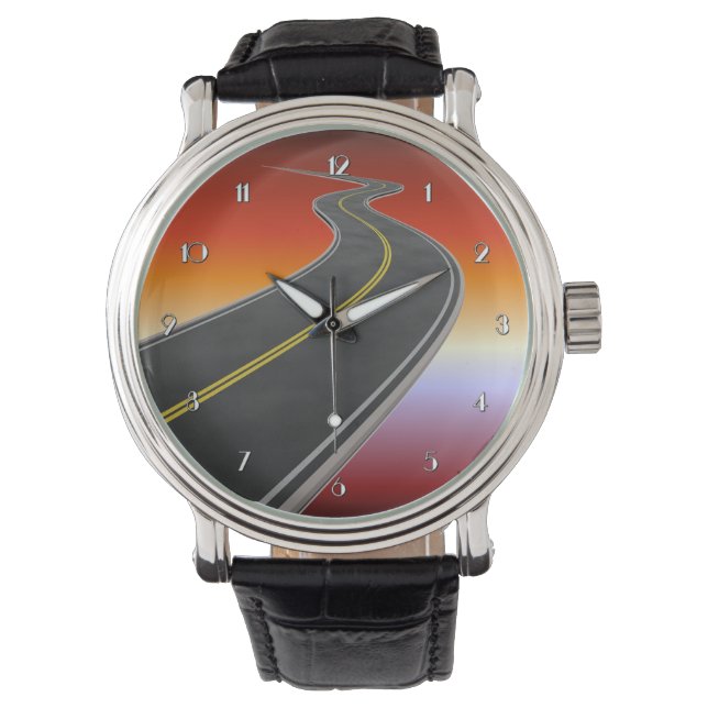 Montre Voyage routier Sunset Highway Wrist Watch (devant)