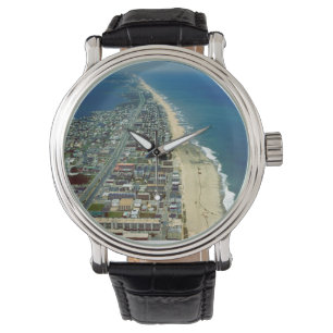 Montre Vue aérienne de ville d'océan