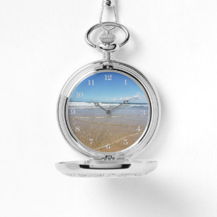 Montre Vue sur la plage côtière   Pocket France Soulac Su
