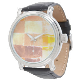 Montre Vwndretti Couleurs Jaunes Douces