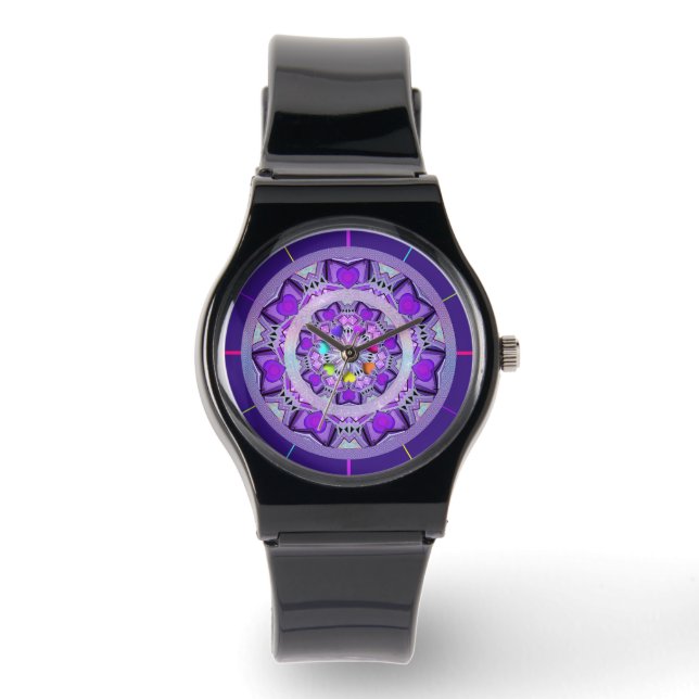 Montre W2 pourpre (Recto)