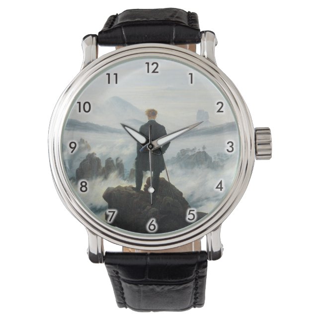 Montre Wanderer au-dessus de la mer de brouillard, Friedr (devant)