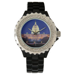 Montre Washington DC Capitol américain à Dusk