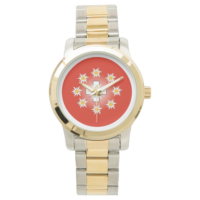 Montre Watch with Swiss Design Suisse Switzerland (devant)