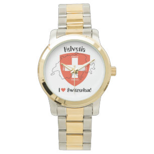 Montre Watch with Swiss Design Suisse Switzerland
