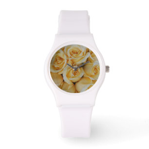 Montre Watchbloom VIII : Roses jaunes de Brooklyn