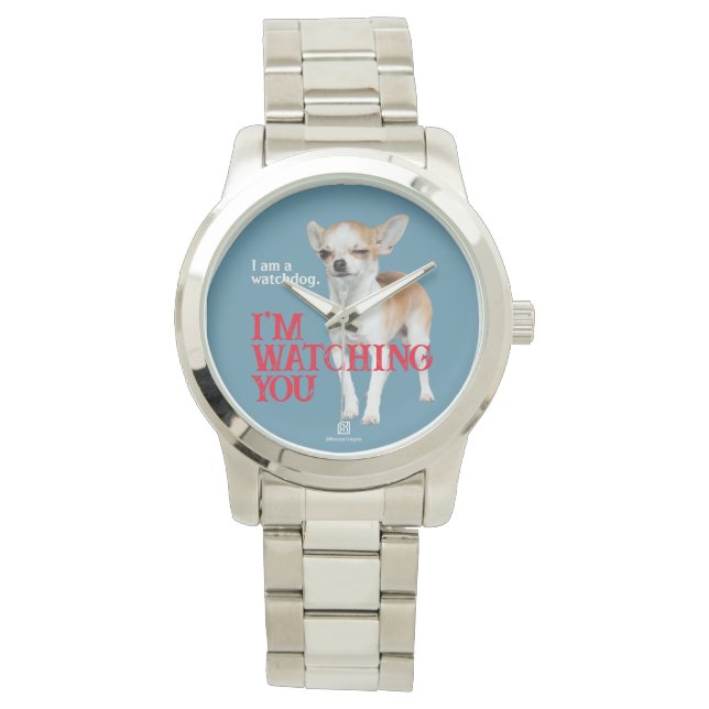 Montre Watchdog Chihuahua - Personnalisable (devant)