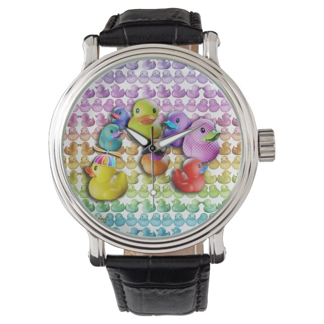 MONTRE WATCHES - DUCKIES EN CAOUTCHOUC, DUCKS EN CAOUTCHO (devant)