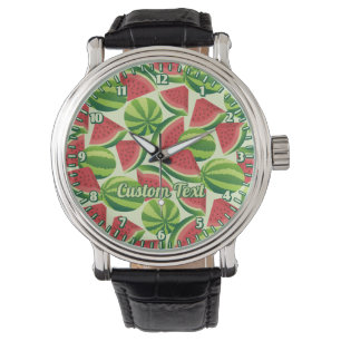 Montre Watermelon Motif Wrist Watch