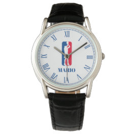 Montre watts personnalisés avec conception de basket-ball