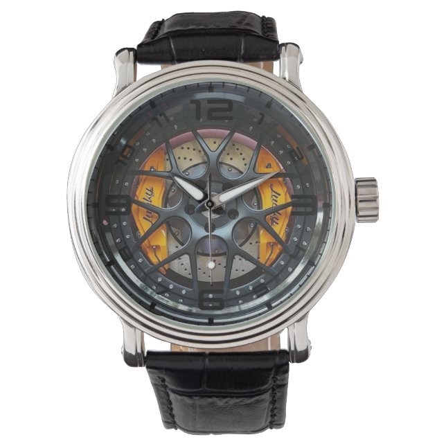 Montre Web Spoke Wheel Brake Homme's Watch (devant)
