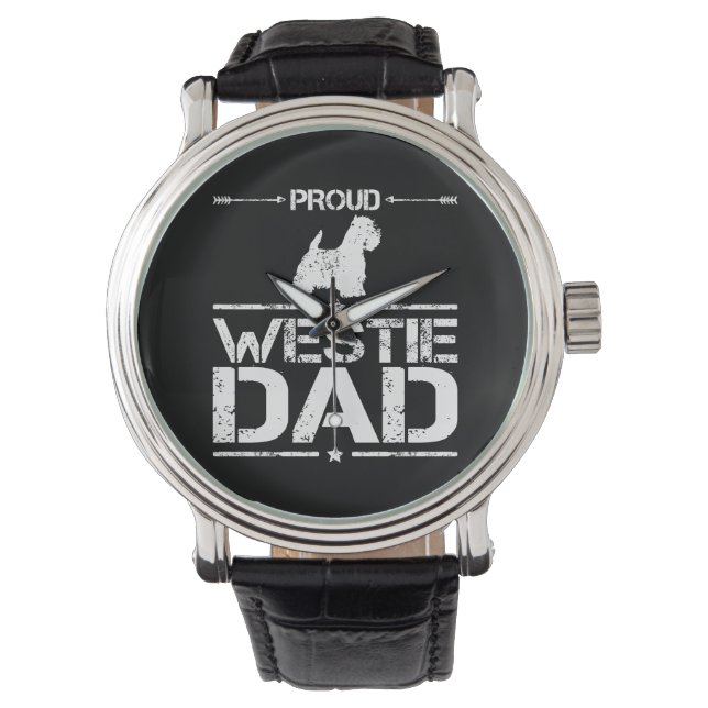 Montre West Highland White Terrier Westie Dog Dad (devant)
