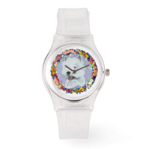 Montre Westie Floral