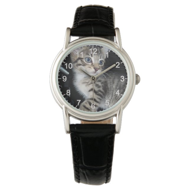 Montre "Whiskers of Trouble : The Mischievous Tabby Kitte (devant)