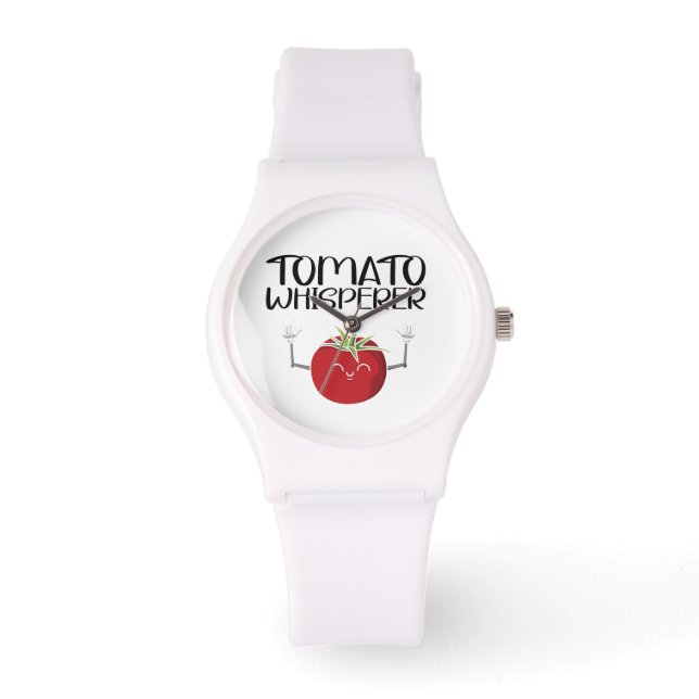Montre Whisperer tomate (Recto)