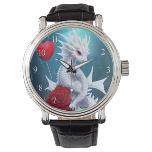 Montre White Valentine Love Dragon