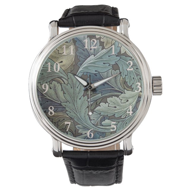 Montre William Morris Acanthus Sage Fleur Floral Botaniqu (devant)