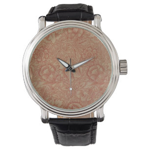 Montre William Morris Fleur de pavot rose Floral
