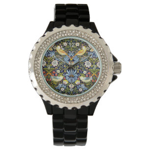 Montre William Morris - motif de Strawberry Thief