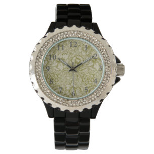 Montre William Morris Poppy Classic Floral Green