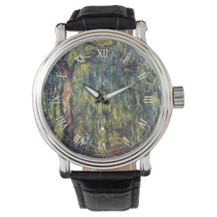 Montre Willow de Weeping par Claude Monet, Art Vintage