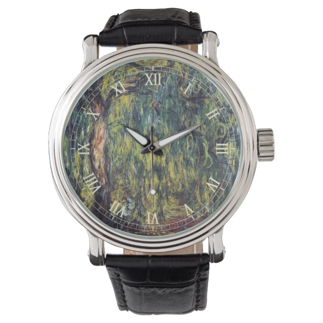 Montre Willow de Weeping par Claude Monet, Art Vintage (devant)