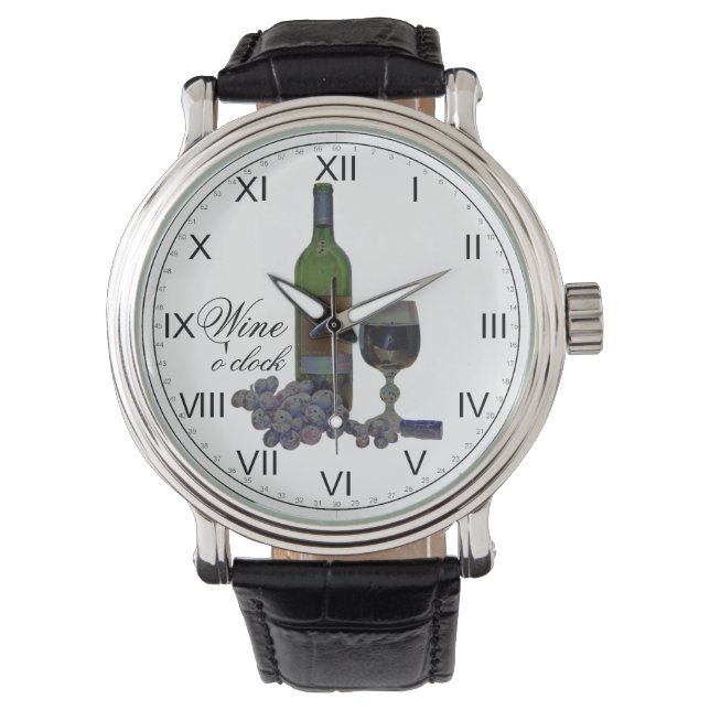 Montre Wine O'clock Fun Watch (devant)