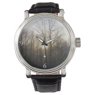 Montre Winter Fog Sunrise Nature Photographie
