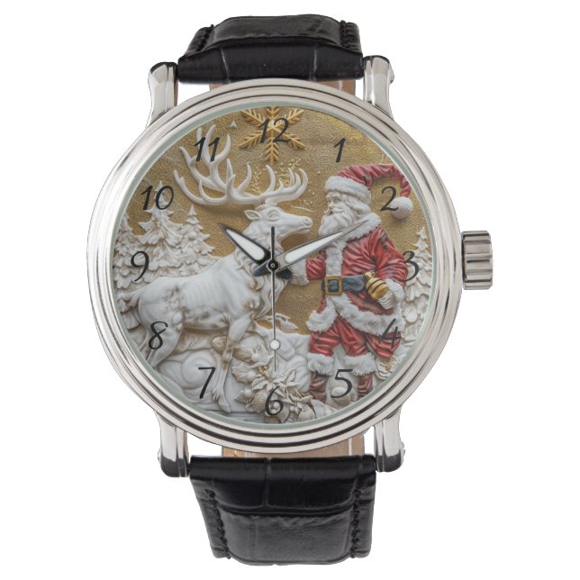 Montre Winter Santa and reindeer celebration (devant)