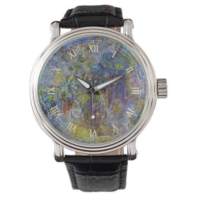 Montre Wisteria (moitié droite) par Claude Monet (devant)