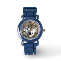 Wolf - Bezel avec Black Numéros Watch