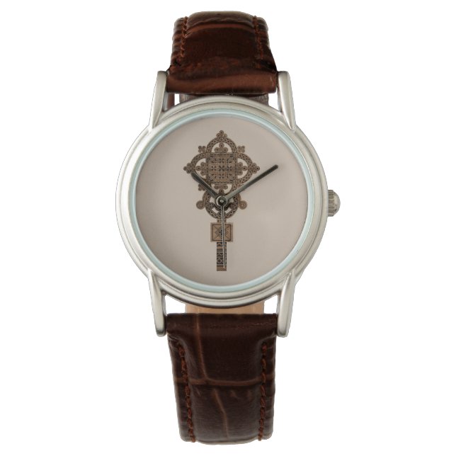 Montre Wooden Hand Cross  (devant)