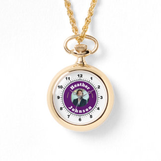 Montre WOW! ✨ Gold Necklace Watch Custom Gift