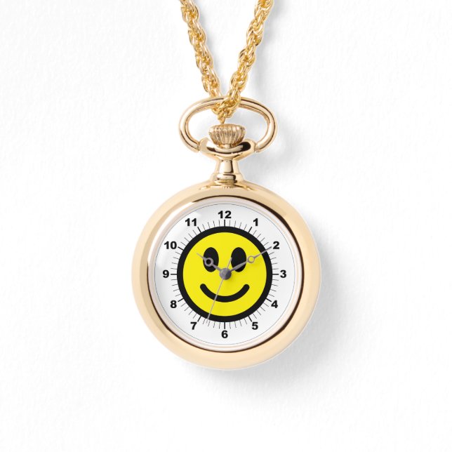 Montre Wraparound Gold Watch pour le visage heureux des f (Recto)