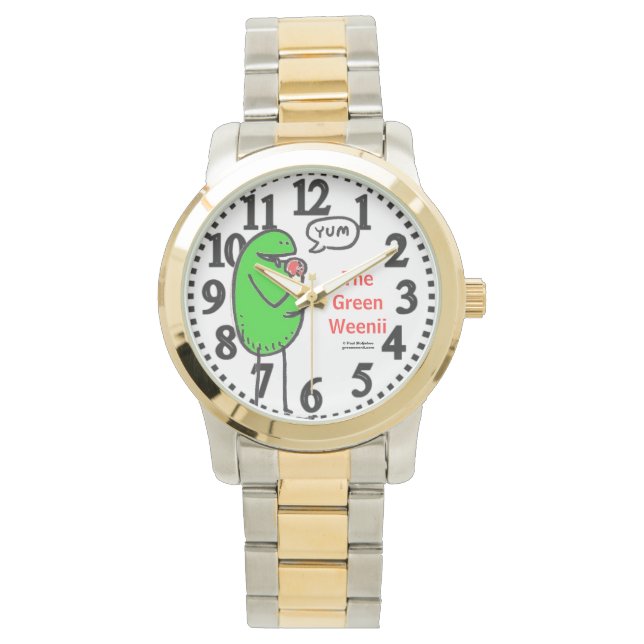 Montre Wristwatch Green Weenii "Yum" (devant)