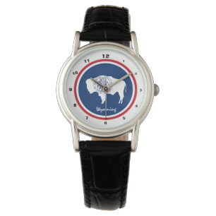 Montre Wyoming Flag & Wyoming fashion USA/design watch