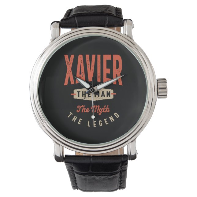 Montre Xavier Nom Funny Personnalisé Anniversaire Xavier (devant)